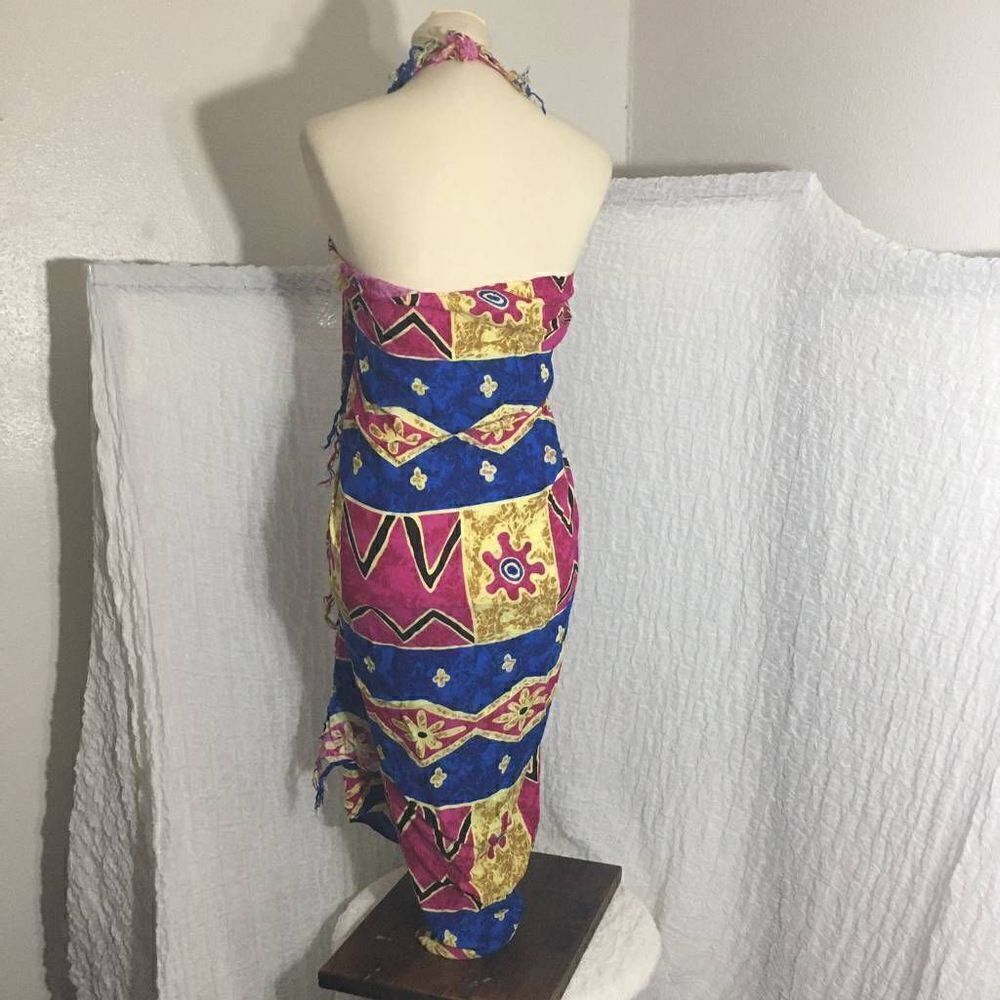 Colorful Multiple-print Swim Cover-Up Sarong - Picture 2 of 8